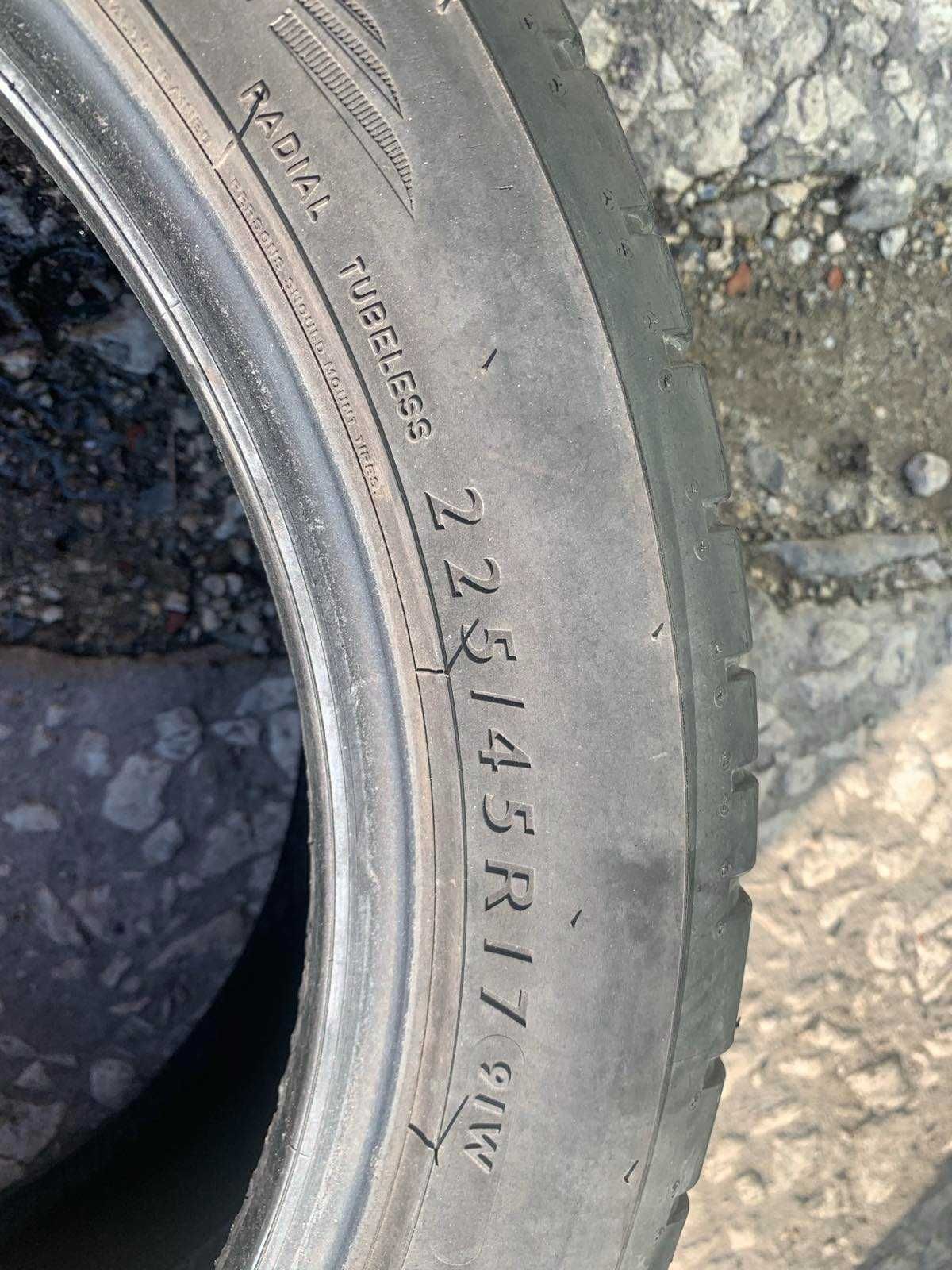 2 боря Летни гуми Dunpol 225/45 R17 Dot 2418 ном 79
