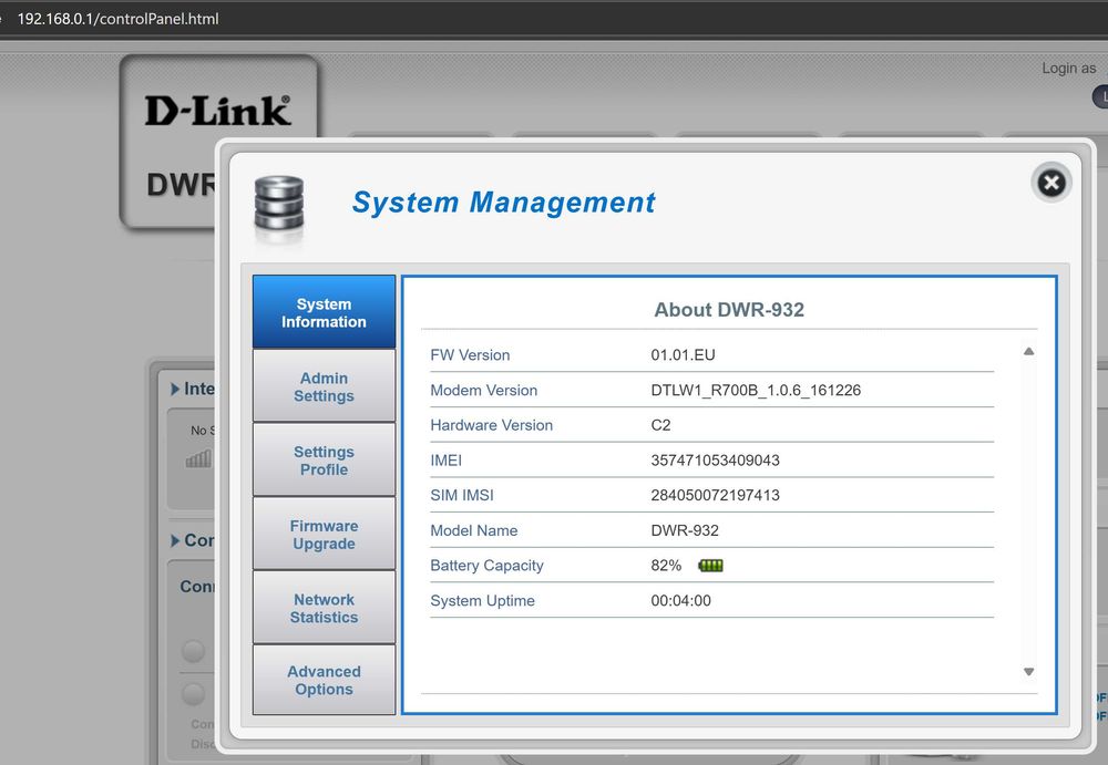 4G LTE Mobile Router DWR-932C рутер v C2