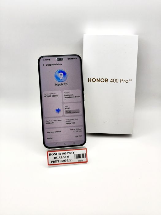 Royal Shop HONOR 400 PRO 12 gb / 512 gb