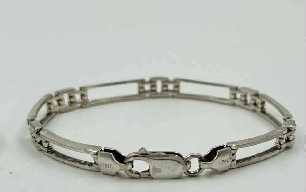 Италианска сребърна гривна 925 проба