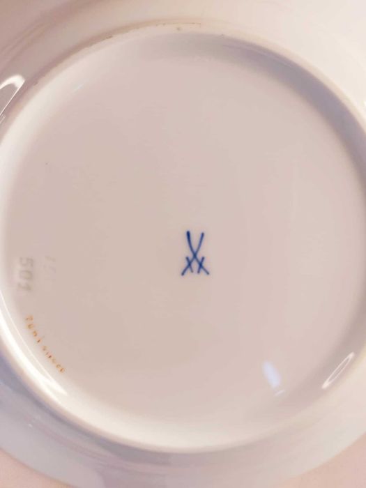 Красив четворен сет Meissen Porcelain