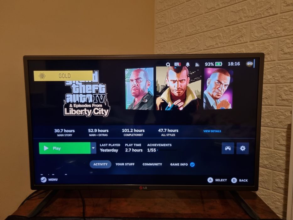 Steam Asus ROG ally Z1 extreme 1TB SSD SteamOS dock tv+accesorii