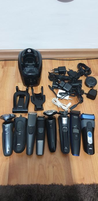 Pachet 44x aparat ras barbierit tuns Philips One Blade Prestige Braun