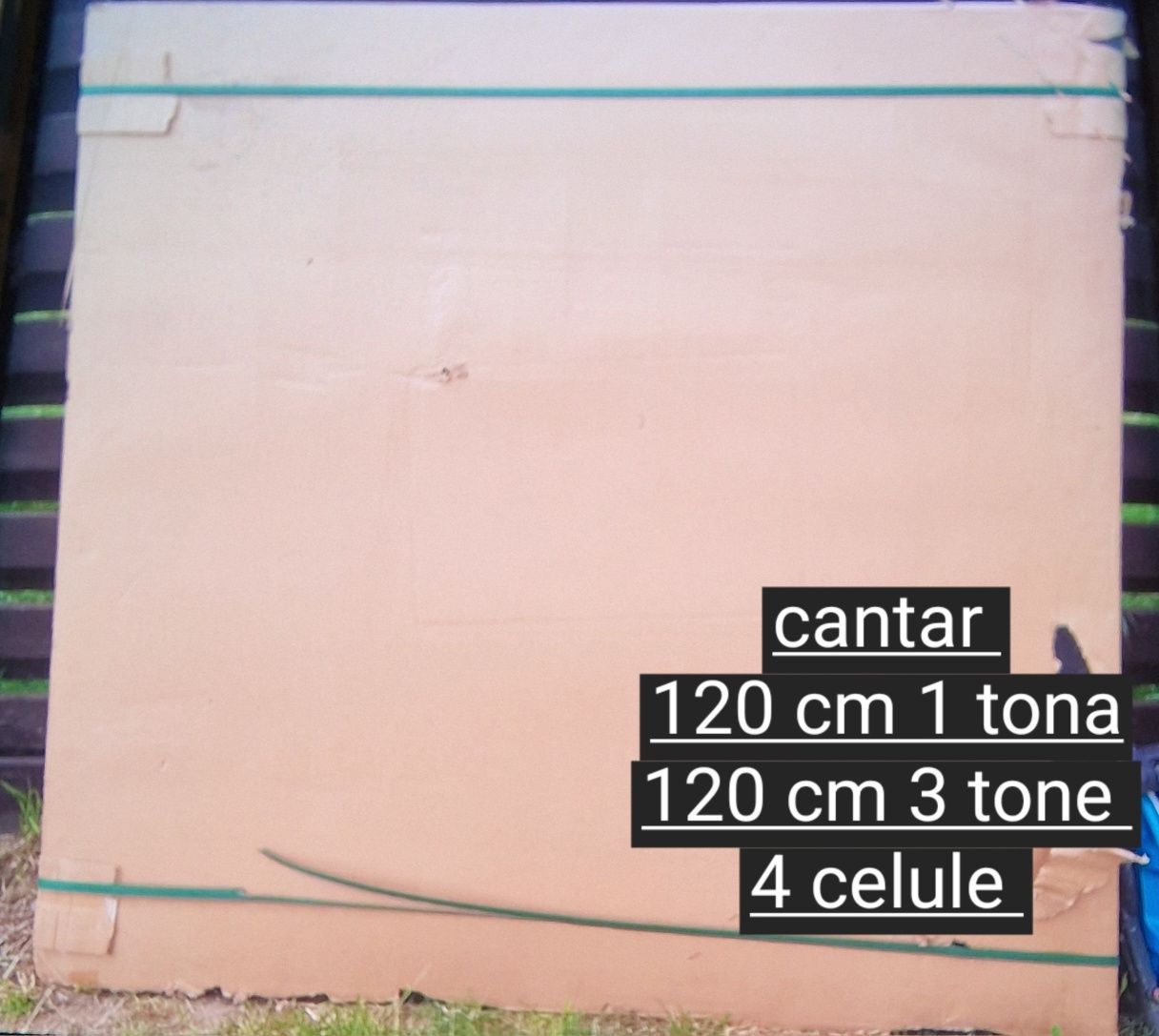 Cantar electronic platforma industriala 120x120 cm 1tona sau 3 tone