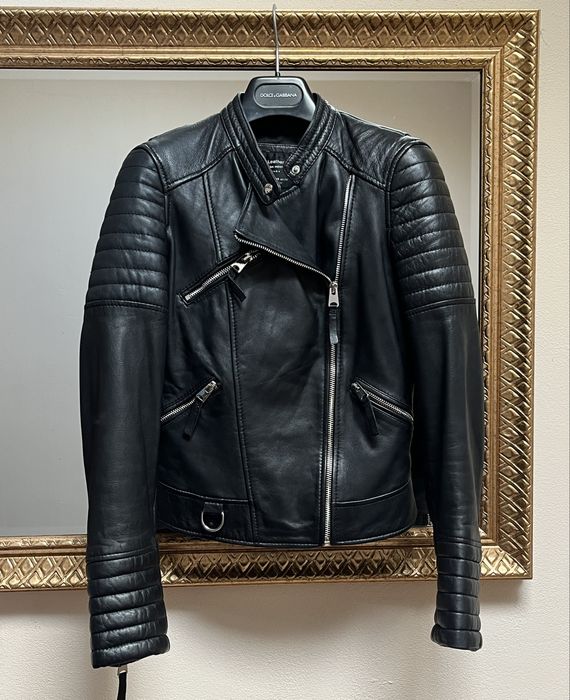 Geacă 'Biker' Zara, 100% piele naturală