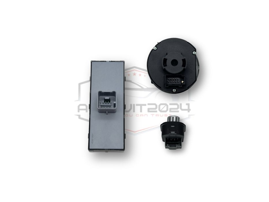 Конзола стъкла, копчета, бутони, VW, ключ за фарове, passat, golf