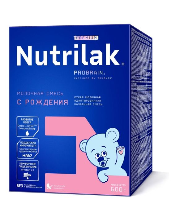 Nutrilak 1 probrain 600гр