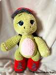 Ръчно плетена костенурка амигурум/amigurumi