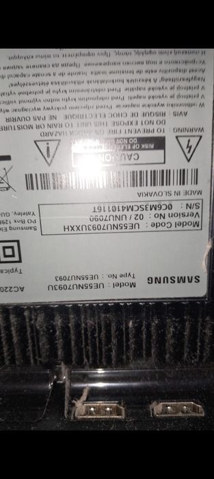 Vând tv smart samsung 55inch 138 diagonala