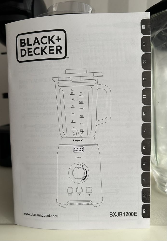 Блендер Black+Decker 1200W