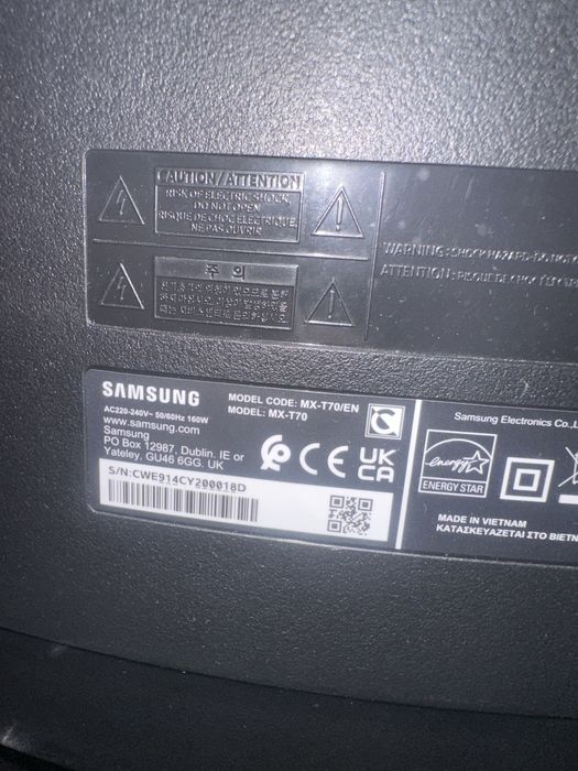 Boxa Samsung Mx-T70