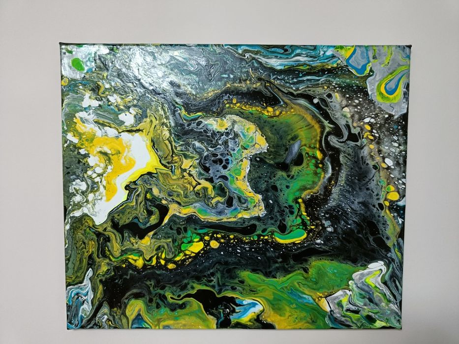 Tablou abstract fluid art 60x50_50x38_la comanda