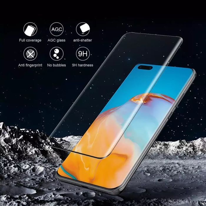 Folie sticla curbata 5D FULL GLUE Huawei P30 Pro, P40 Pro, Mate 40 Pro
