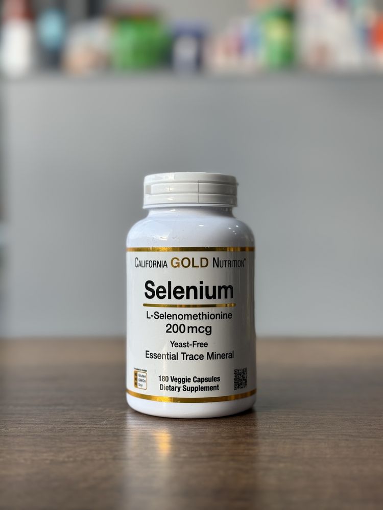 Selenium 200mcg 180 veggan tablets Californiya Gold Nutrition