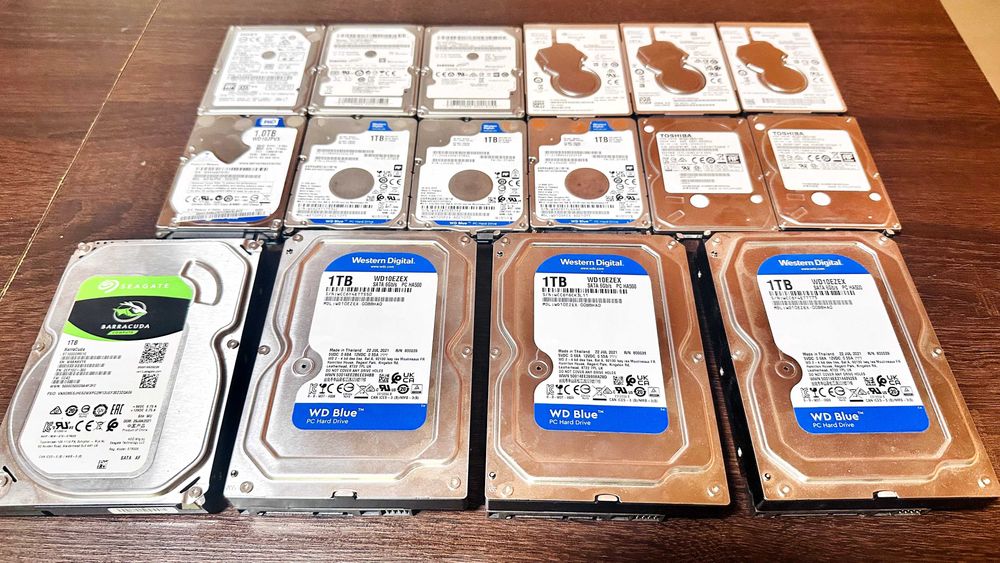 Lot Hard Disk HDD Laptop/Desktop - 1TB NAS 2.5" 3.5"