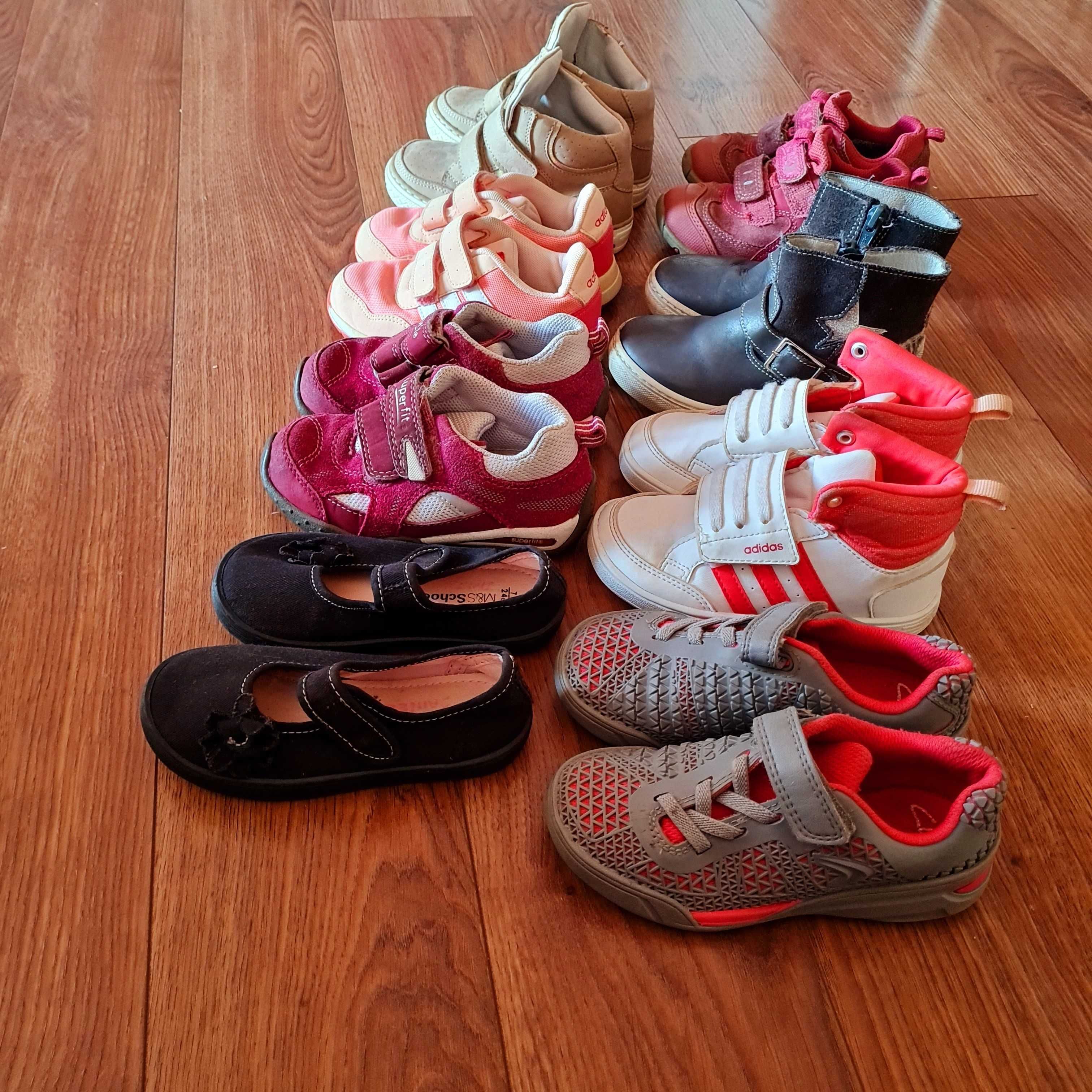 Pantofi ghete fete marime 24-25 ca noi Adidas Superfit Clarks Melania