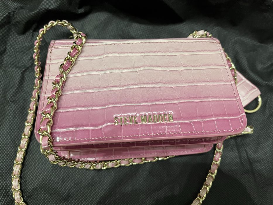 Малка розова чанта steve madden