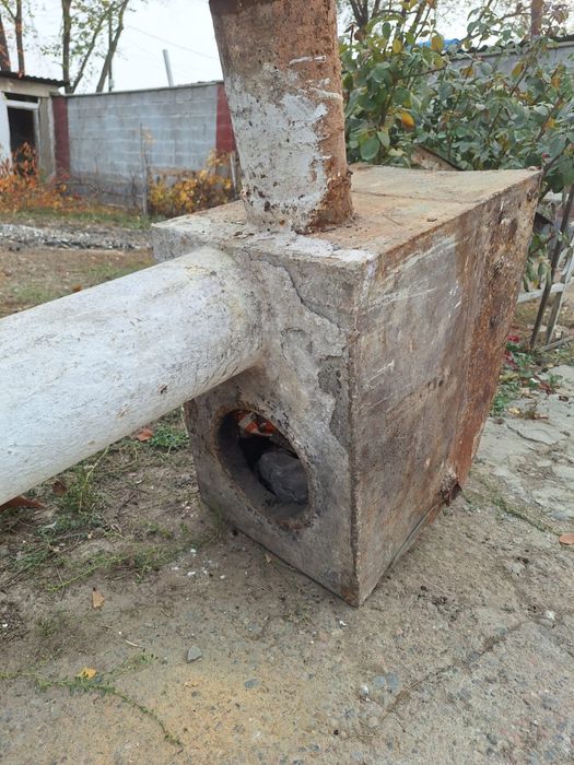 Железная печка.