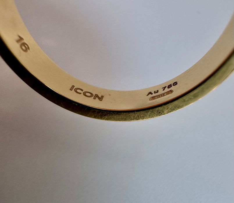 Златен пръстен GUCCI Icon р.56