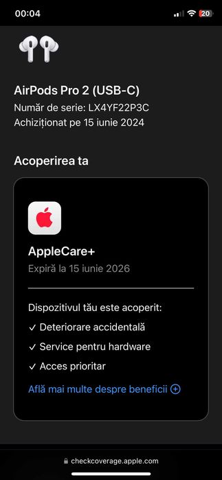 Apple AirPods Pro 2 – nefolosite [ Am si sigilate]