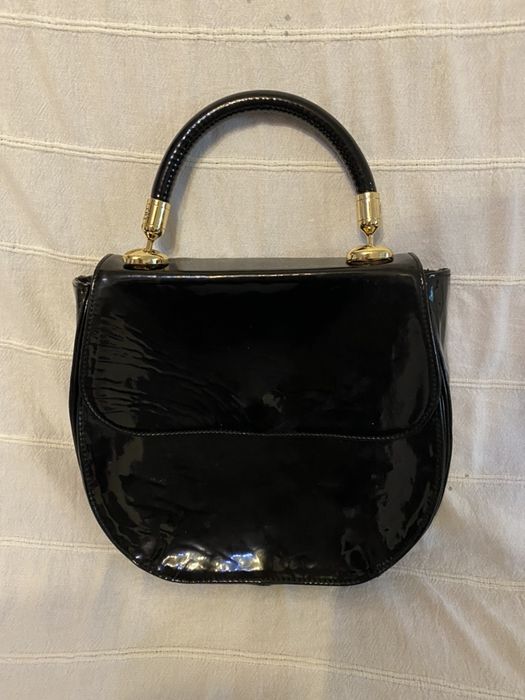 Geanta de piele lacuita Fiorangelo