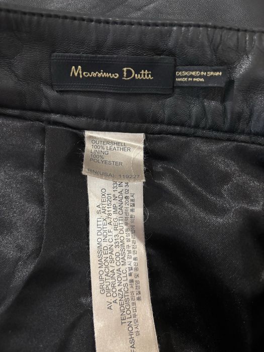 Massimo Dutti кожен панталон