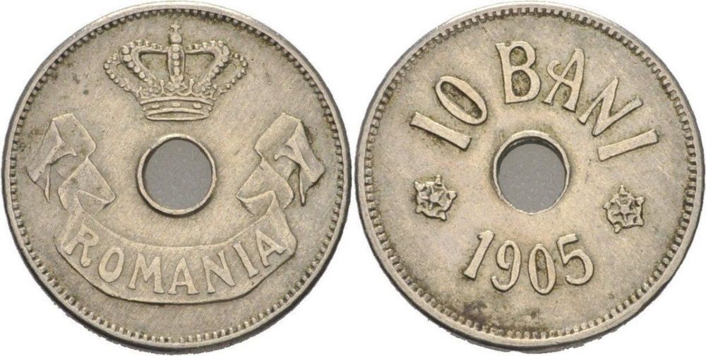 Moneda 10 bani 1905 in stare excelenta -15-