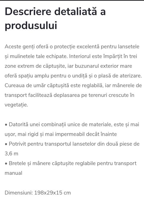 Husa pentru 3 lansete de 3.6 m korum holdall