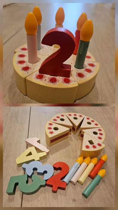 Детска кухня от дърво + много уреди и аксесоари