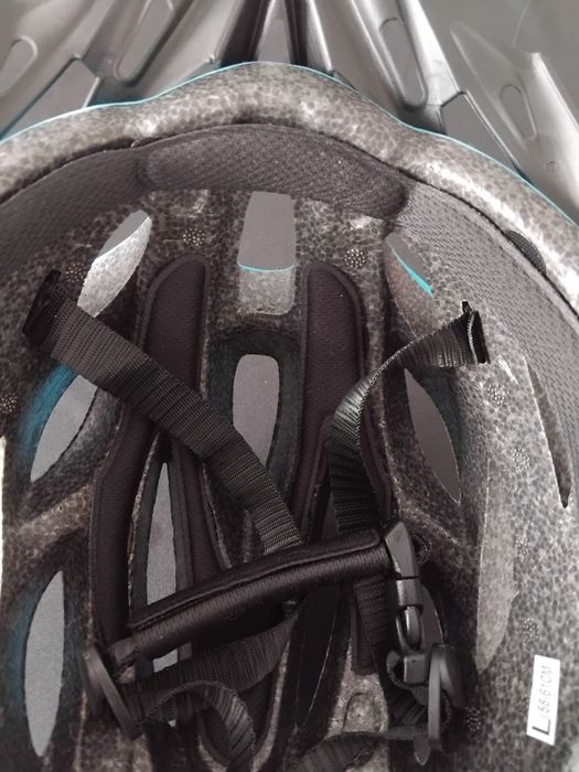 Casca de bicicleta albastra wolt