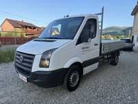 Vw Crafter cuvlada de 3,30 m si macara hidraulica