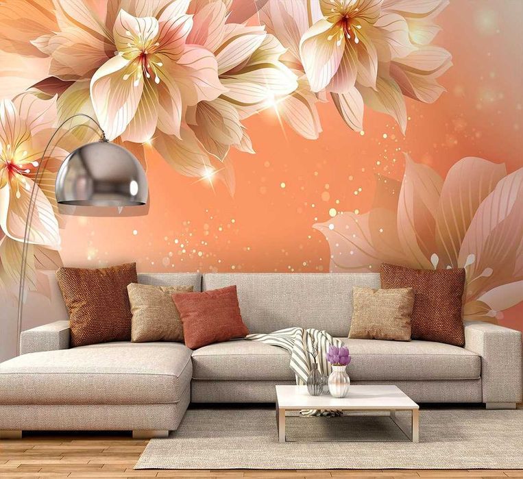 3d Fotooboi potolklar va profillar trek lampalar