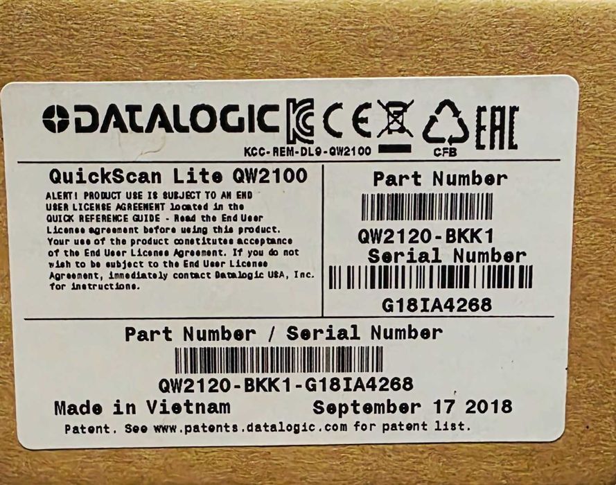 Баркод скенер, Баркод четец 1D,  DATALOGIC QW2100