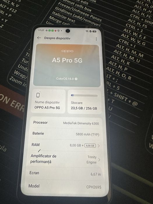 OPPO A5 Pro 5G – 256GB, 8GB RAM, Dual SIM