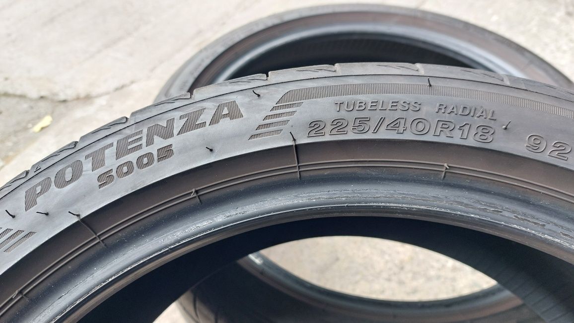 Летни гуми 225/40/18 Bridgestone Potenza 2 броя