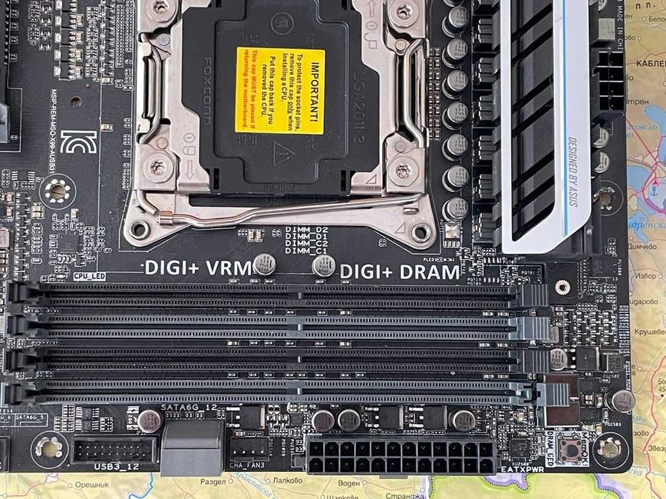 Asus X99-A/USB 3.1 с Intel Xeon E5-2630L V3 8C/16T и 128GB DDR4 RAM