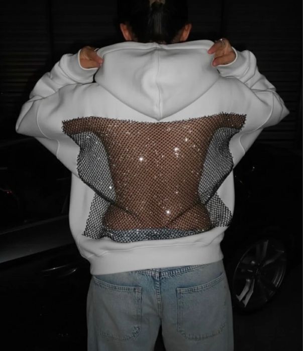 Худи с гол гръб S размер