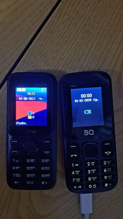Продам кнопочные телефоны. 5000тг за2 шт.
