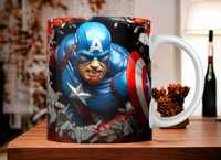 Cana personalizata, Captain America, ceramica, 350 ml