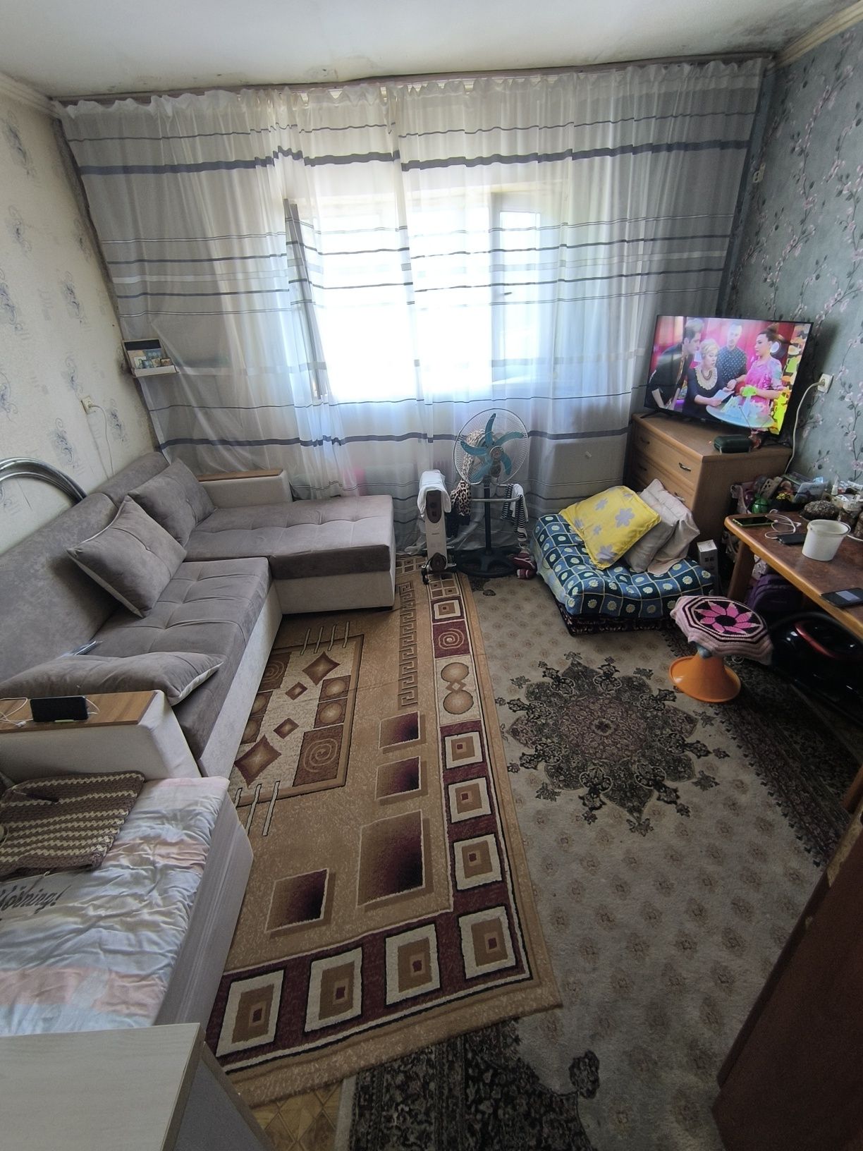 1 ком. Мини квартиру. 3/4 кирпич Сергели. Общежитие. 20 м². Чистая Ж/Д