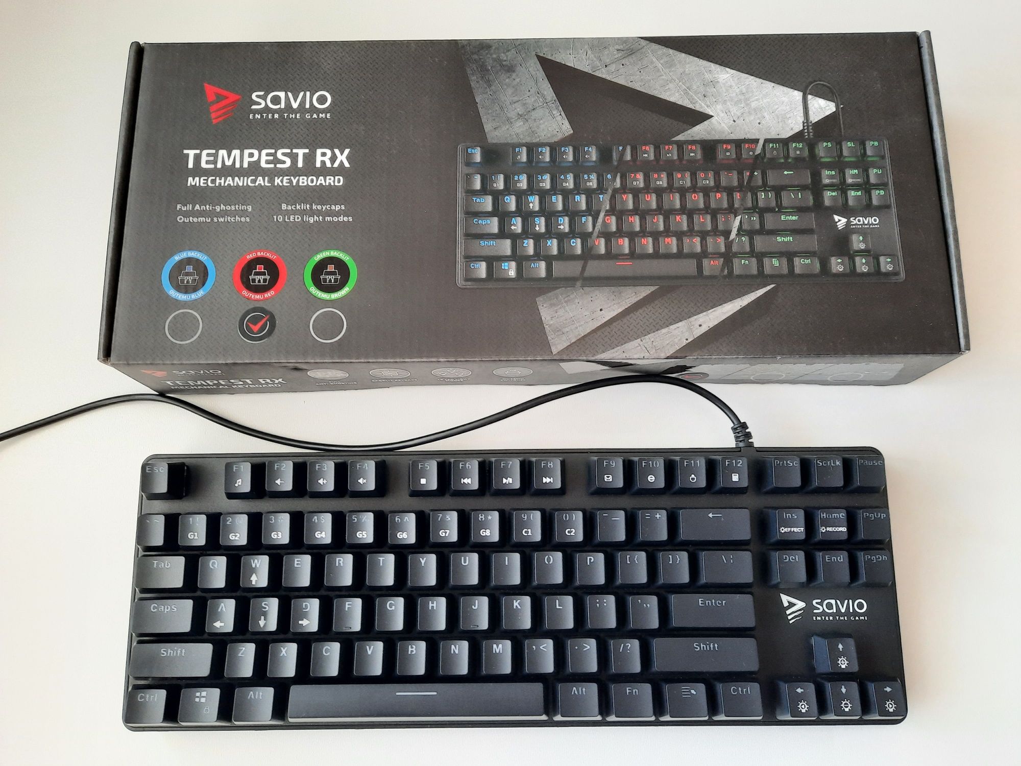 Tastatura Savio Tempest RX