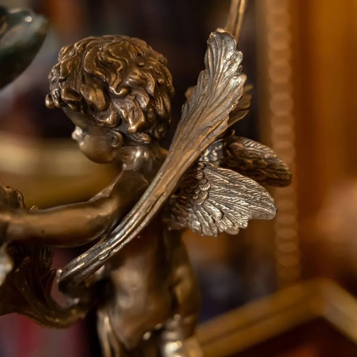 Set două sfeșnice cu îngerași