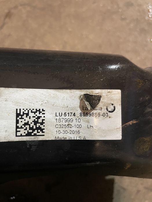 Ляв въздуховод БМВ Ф16, М пакет (vazduhovod f16 m sport)