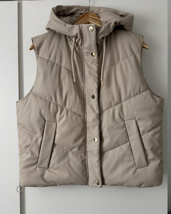 Дамски кожен елек ZARA