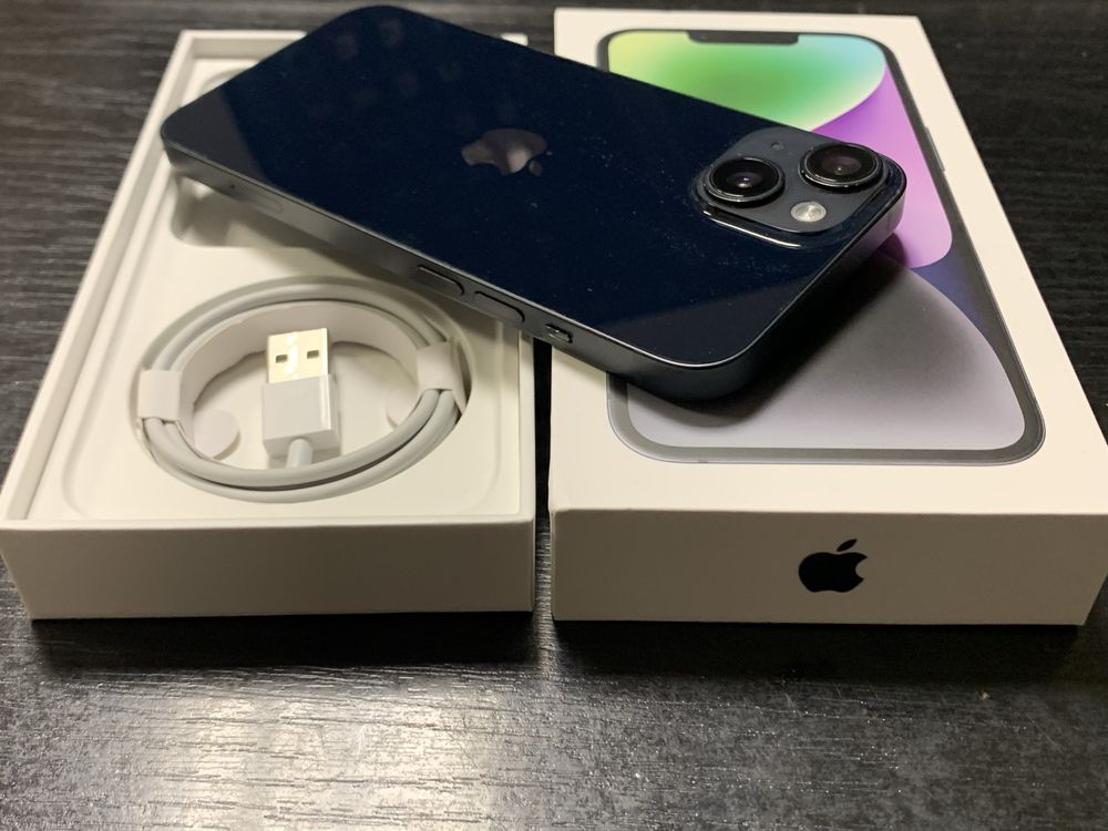 iPhone 14 Midnght 128GB Пълен комплект с документи