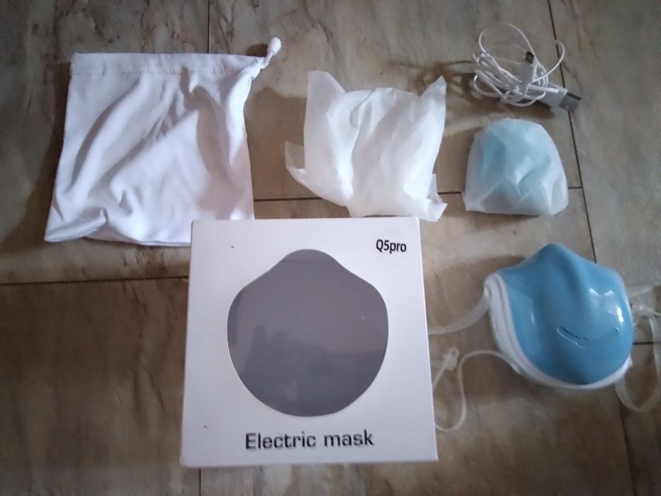 Masca electrica noua, aer curat din exterior