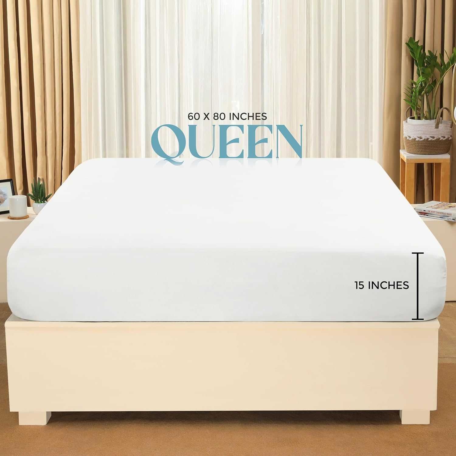 Utopia Bedding - Долен чаршаф с ластик- Дълбок джоб