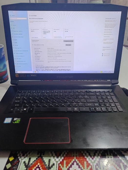 Ноутбук б/У сатылады. Жағдайы жақсы. Алам деген адамға торг бар