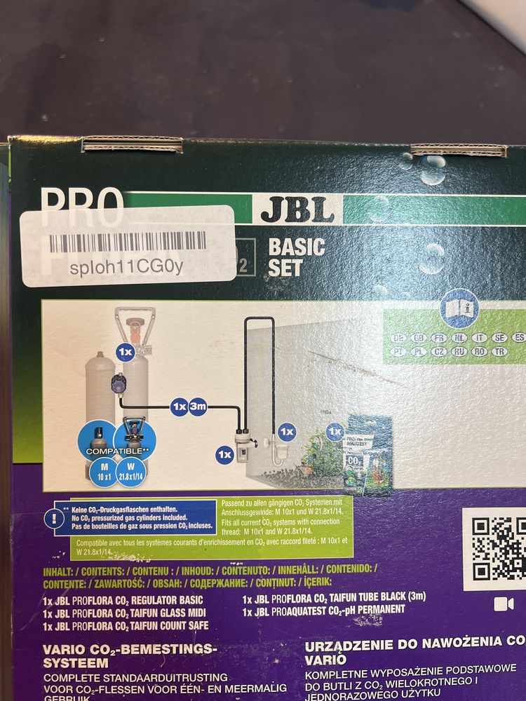 Set fertilizare CO2 acvariu JBL PROFLORA CO2 BASIC SET