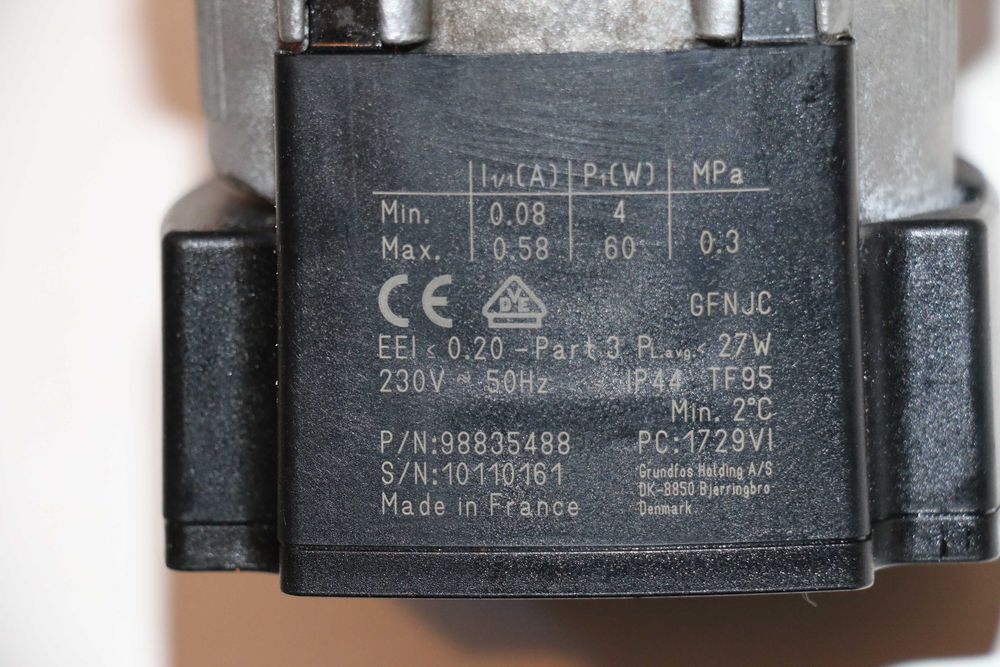 Pompa recirculare Grundfos UPM3 15-75 centrala Viessmann Vitodens 050